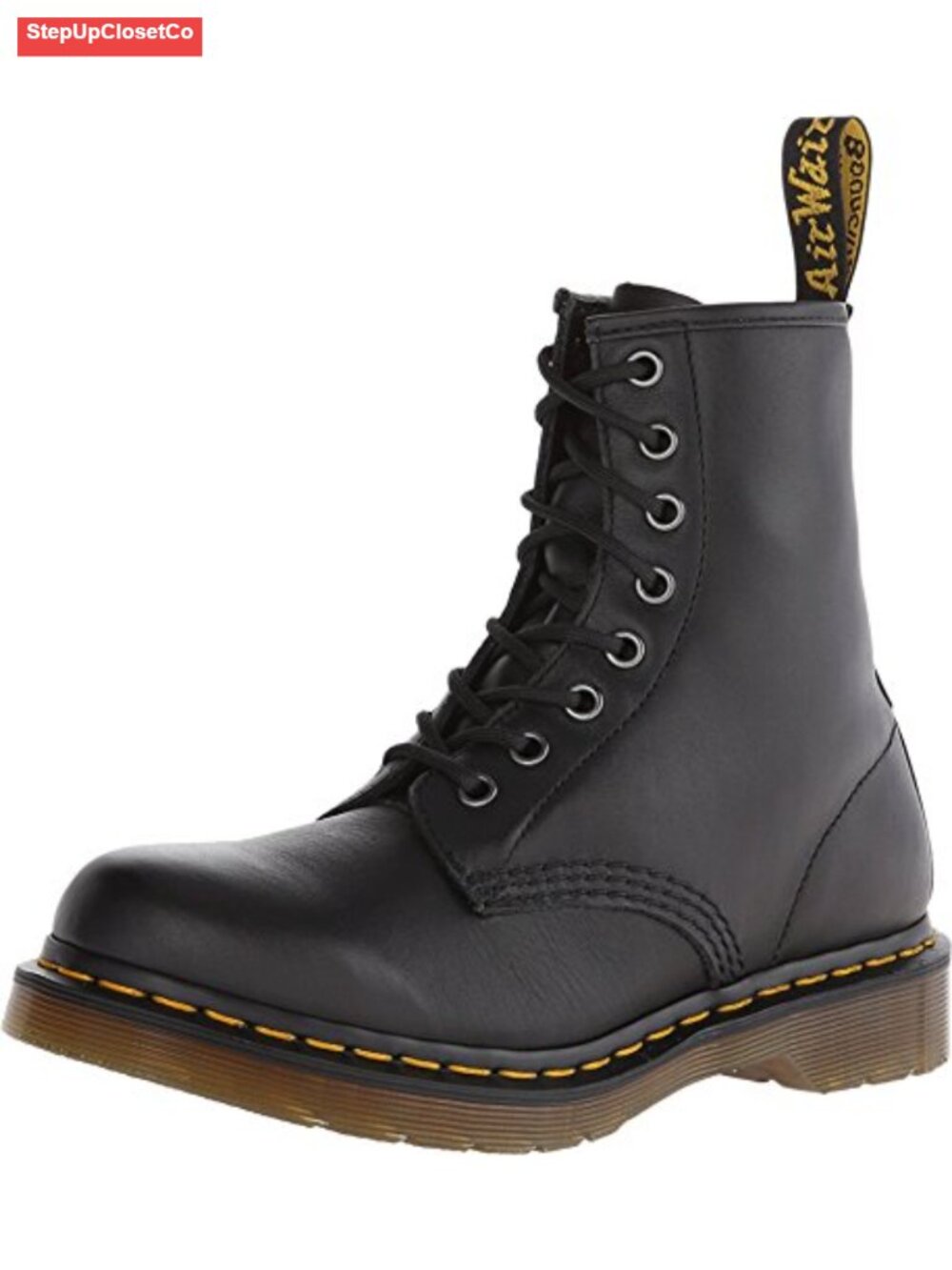 Dr. Martens 1460 W Leather Combat Ankle Boots Work